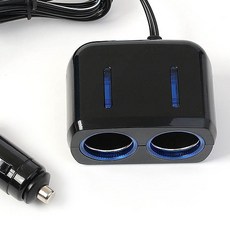 차량용 2소켓 시거잭 LED 핸드폰 자동차시거잭hoh2+7gLY