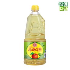 오뚜기 사과식초 1.5L x 2개, 1ml, 1개