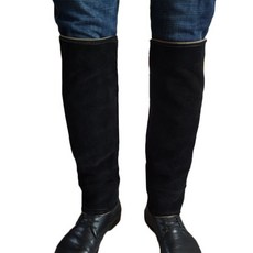 台灣出貨 防咬護腿防蛇咬加厚防割防刺穿綁腿隱形垂釣刀割刺防狗咬戶外防護, 雙層牛皮XXXL- -成人, 1個