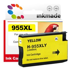 HP955XL HP952 HP953 HP954 호환 잉크 HP7740 HP7720 HP8710 HP8210 HP8720 HP8730 HP8715 HP7730 상세페이지참조, 001-4. 노랑/955XL, 1개