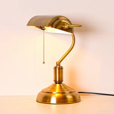 【台灣組裝出貨】美式青古銅復古銀行燈．複刻版白色．黑色閱讀燈, 青古銅復古銀行燈, 青古銅復古銀行燈