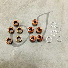 CJ Ebike M8CNC 7075 齒盤 牙盤 螺絲 自行車 腳踏車 公路車, 1個, Orange 橙