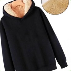 베이직 남성 후드달린 모자티 무지 융 기모 왕기모 겨울 남자 후드티 안감퍼 방한 보온 발열 깔끔 기본티