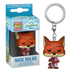 FUNKO POP 鑰匙圈 動物方城市 胡尼克 Zootopia 2 Nick Wilde 超萌可愛, 1個