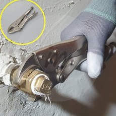 락킹플라이어 C형 락킹 바이스플라이어 소 바이스플라이어 락킹플라이어 철판클램프 고정클램프 C형클램프, 1개