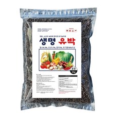 친환경마켓 생명유박 유기질 비료 모든 작물용 화분 텃밭, 3개, 2kg