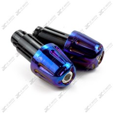 JC-MOTO EPIC 握把平衡端子 鍍鈦白鐵造型端子 M6, 1個, 白鐵鍍鈦 一組兩顆