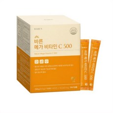 바른 메가 비타민C 영국산 분말 스틱, 250g, 2개