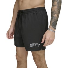 DKNY 남성용 스트레치 퀵 드라이 발리 UPF 40+ 보호 수영 트렁크 횡단 보도 XXL