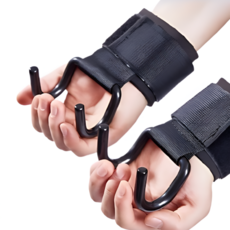 남성용 손목 보호 미끄럼방지 금속 리프팅 훅 스트랩