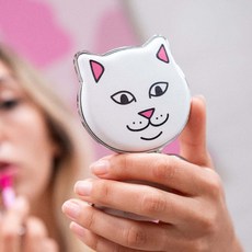 RIPNDIP 中指貓 造型隨身鏡, 1個