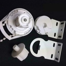 롤러 블라인드 피팅 키트 25mm 튜브 블라인드 여분 체인 튜브 브래킷 부품 흰색 플라스틱 2M 비드 체인 커