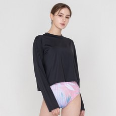 HMUS Leon Overfit 女式 Rash Guard 黑色