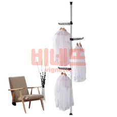 1단 폴행거 고급형 38mm 폴행거옷걸이