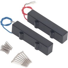 11334949 기타 픽업 커버 노이즈 프리 5현 전기 베이스 교체 파트의 안정적인 장착 마그넷 금속 플라스틱