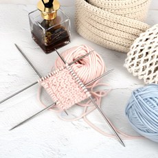 수예용 스텐 대바늘 12호 장갑바늘 세트