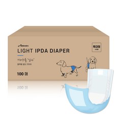 아몬스 입다 절약형 남아용 애견 강아지 기저귀 매너벨트, 특대형, 100개입, 1개