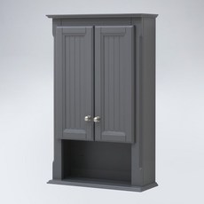 뷰티 원목 욕실장(그레이), 1개