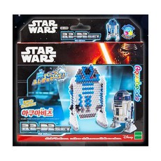 스타워즈 R2D2 만들기 아쿠아 비즈 기념일선물 조카선물 어린이선물 친구선물 선물, 1개