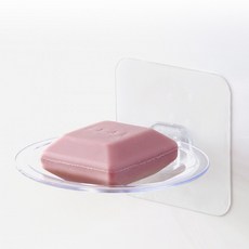 [3개입 묶음] 접착식 비누대/비누 비눗갑 욕실 거치대 걸이 받침대, 3개, 단일색