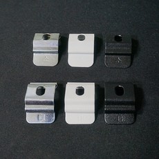 커튼 레일 스냅 소형 대형 부속품 브라켓 부품, 철재 나사 1cm, 1개, 대 스냅 메탈