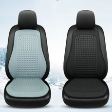 자동차 시트 커버 여름용 통풍 운전석 차량용 시트 커버 쿨링 오염 액세서리 관리 쿠션, 블랙