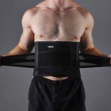 VBOSi 남성 고급 허리보호대 허리압박밴드 DD-13321, 블랙