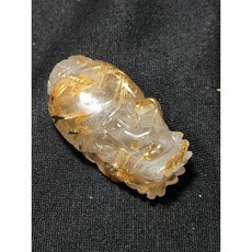 晶棋 鈦晶龍龜擺件, 1個