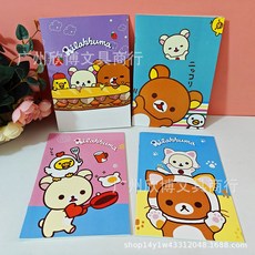 옐상 캐릭터 다이어리 줄공책 노트 6종, 1세트, 리락쿠마