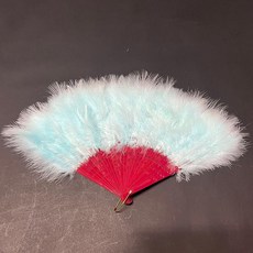 古風羽毛扇子摺扇 旗袍走秀表演舞蹈扇