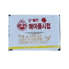 오뚜기 오쉐프 메이플시럽 11g, 50개