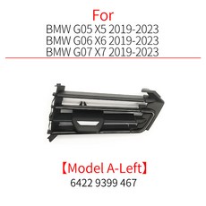 자동차 전면 좌측 에어 벤트 그릴 클립 부품 A/C 콘센트 수리 키트 BMW G05 X5 2019-2023, 04 Model A Left, 01 빠른, 1개