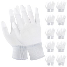 디알엠 손끝 PU 코팅장갑, 화이트, 10개