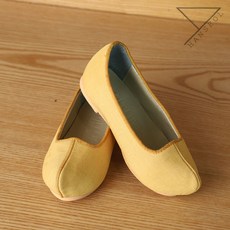 단미한복 Y.413 한복의멋을살려줄 노란 남아한복신발