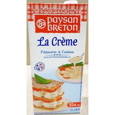 동물성35프로 페이장브레통 휘핑크림 1k 휘핑 크림 소스 업소용 위핑 dew+96865qc