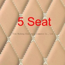 인조 자동차 바닥 매트 메르세데스 벤츠 C 클래스 W203 W204 W205 W206 2023 액세서리 인테리어 디테일, 39) Beige 5 Seat - C W205 2015