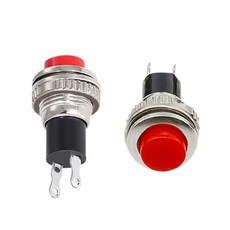 프라픽 원형 푸쉬 스위치 ON 누름 버튼 리턴 레드 10mm 벨톤 SPS012, 단일옵션, 1개