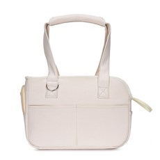 2026 강아지이동가방 고양이이동가방 휴대용 미니멀 디자인 다기능 수납 핸드백, 1개, 베이지