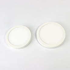 Hi-Q 무타공 엣지 직부등 3인치 LED 6W, 전구색(노란빛)타입
