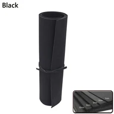 1pcs 1/2/3/5/10mm EVA 폼 시트 흡음 소음 스폰지 모델 제작을위한 코스프레 공예 재료, 05 Thick 2mm 35x50cm, 03 Black