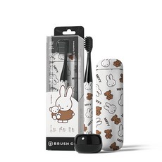 BRUSH G Miffy 聯名款電動牙刷套裝，含旅行收納盒、陶瓷底座、兩種刷頭，三種模式, 米菲, 1個, CI900S