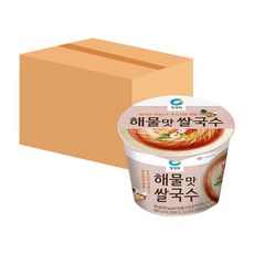 청정원 해물맛 쌀국수, 92g, 12개