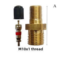 1/4 NPT 1/8 M10 공기 압축기 탱크 채우기 밸브 부식 방지 황동 Schr 자동차 타이어 코어 Coppe
