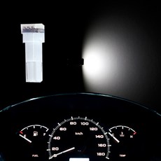 제삼오스토어 LED계기판 전구 공조기등 12V T5 번호판등 교체형 화장거울 글로브박스, 옐로우