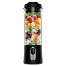 스무디용 휴대용 개인 사이즈 블렌더 - 무선 미니 블렌더 591.5ml(20온스) BPA 프리 주스 컵 및 누출 방지 여행용 뚜껑 타입 C 충전식 외부/사무실/체육관에서 갓, 스무디용 휴대용 개인 사이즈 블렌더 - 무선 미니 블렌