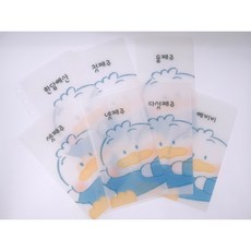 현금생활 예산속지 A6, 한달예산