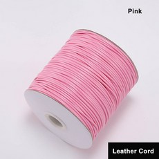 1/1.5mm 칠 로프 실 끈 왁스 코드 용품 보석 꼬임 만들기 면 10m 가죽 팔찌 구슬 2mm 마크라메 공예, 1개, 11 pink