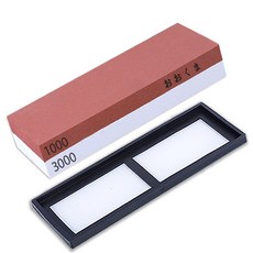 칼날 가이드 칼갈이 천연 숫돌 1000방 3000방 회칼 사시미칼 마늘 슬라이스 야채필러, 03.오쿠마숫돌 1000/3000, 1개