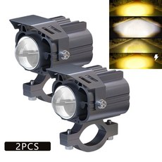 오토바이용 LED 라이트 스포트라이트 안개등 CB650F CUB CBR 600RR ADV 750 X11 SH 300 NC 75, 2pcs, 2pcs