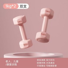 八角啞鈴 健身器材, 8角莫奈粉 女/男通用,總重1.0公斤 1.0KG*1支 少年/, 1個